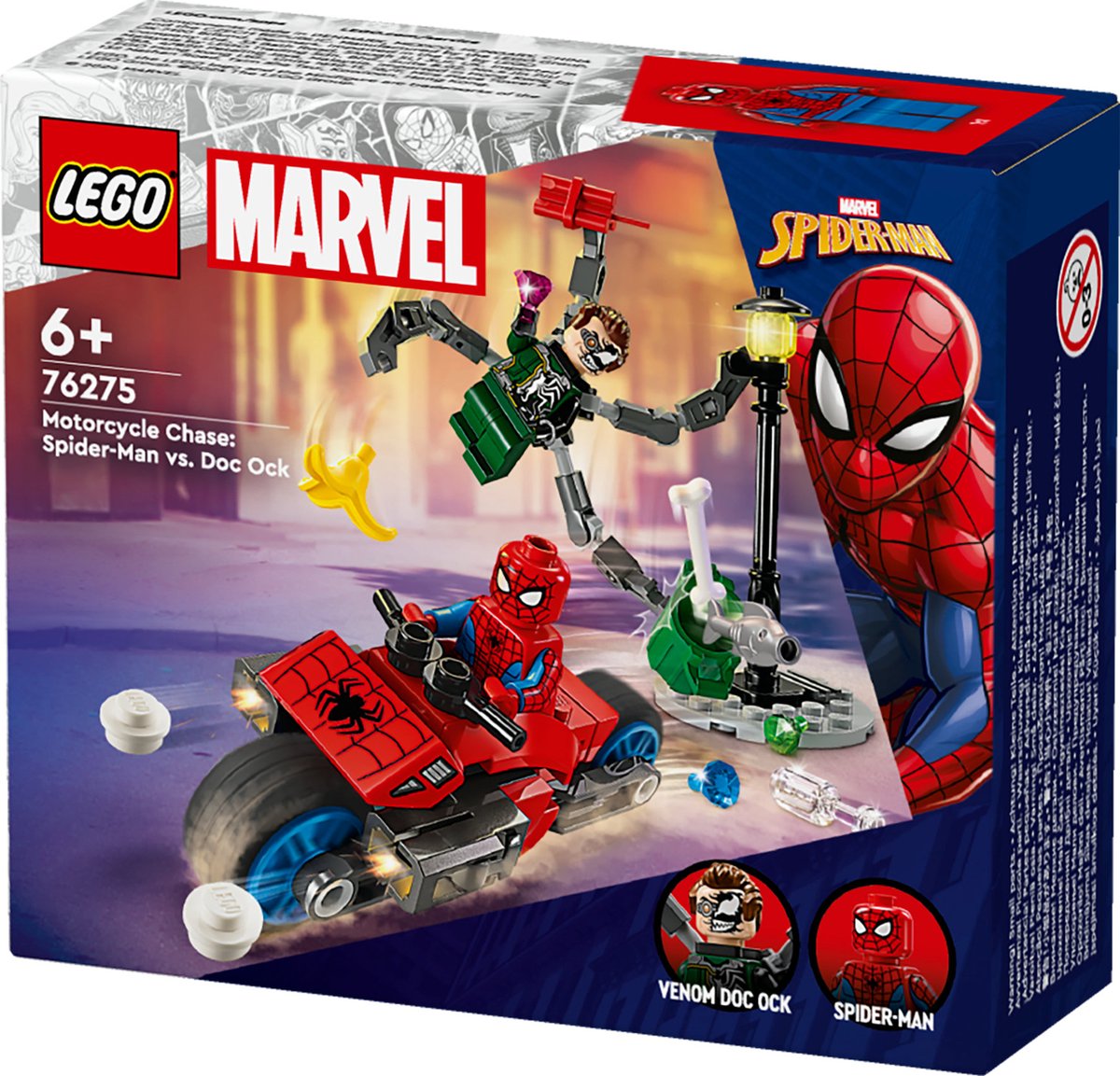LEGO Marvel Spider-Man Motorachtervolging - 76275