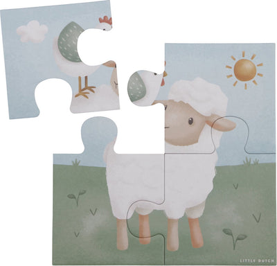 Little Dutch - 4-in-1 Puzzel Little Farm FSC