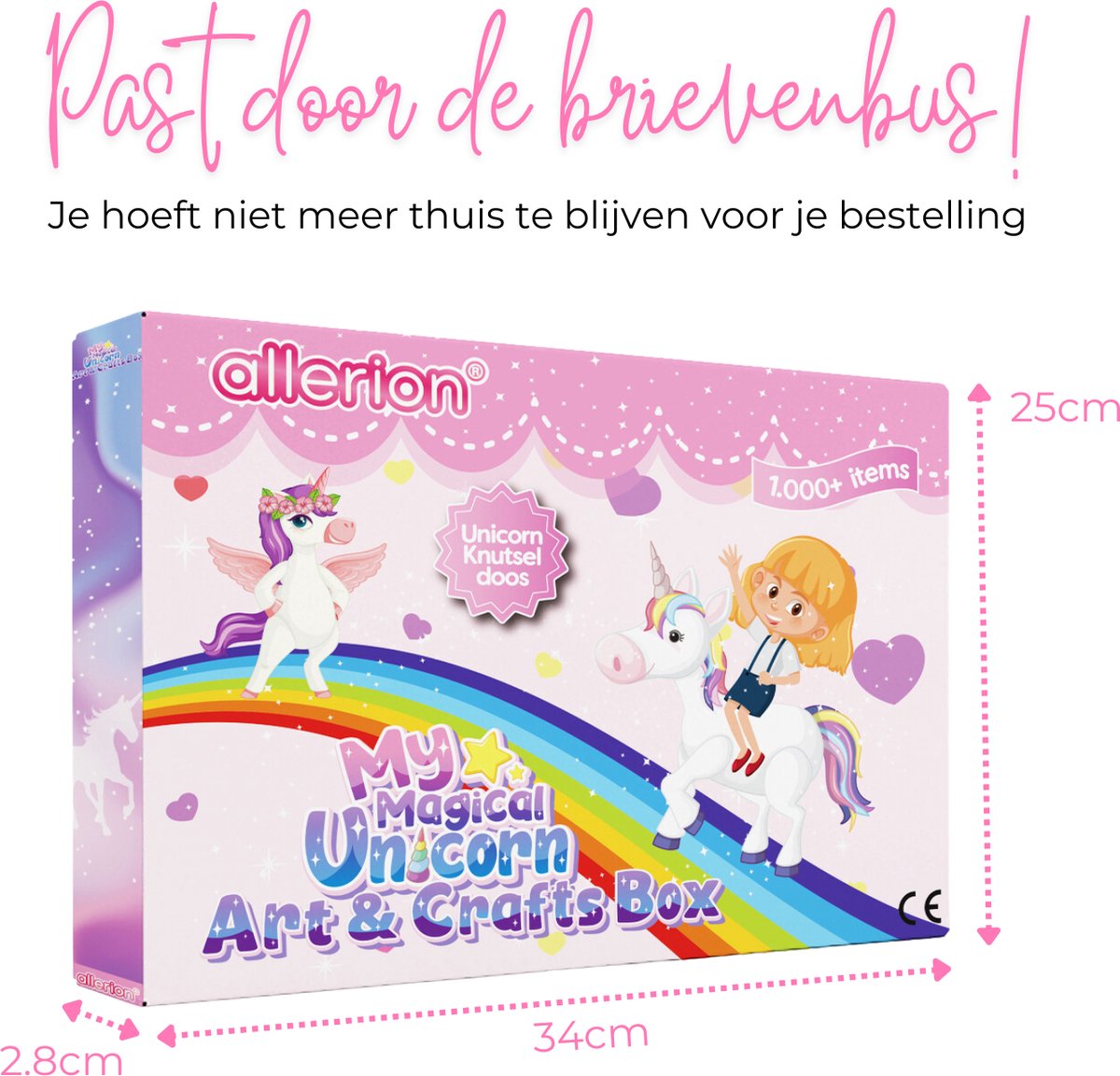 Allerion Glitter Knutselset Eenhoorn - 1043 Stuks