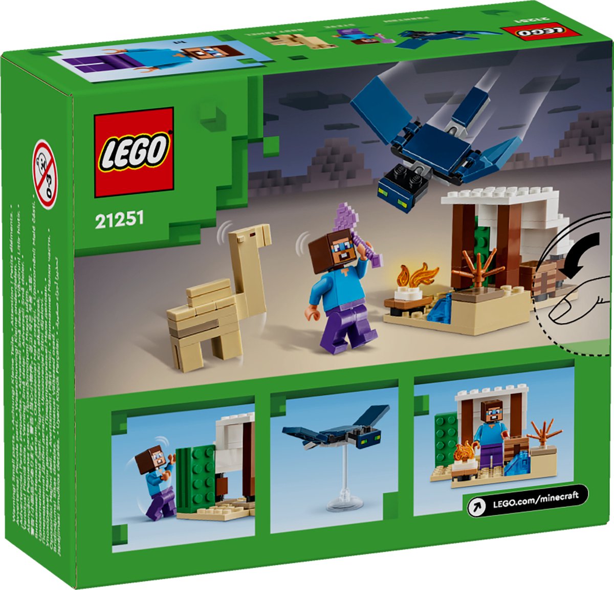 LEGO Minecraft Steve's Woestijnexpeditie - 21251