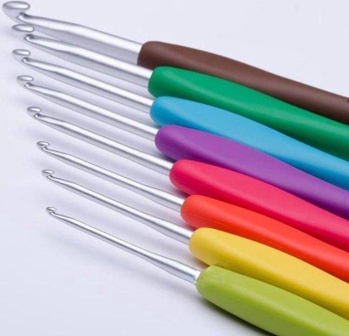 Sans Marque Ergonomische Haaknaaldenset 9-delig