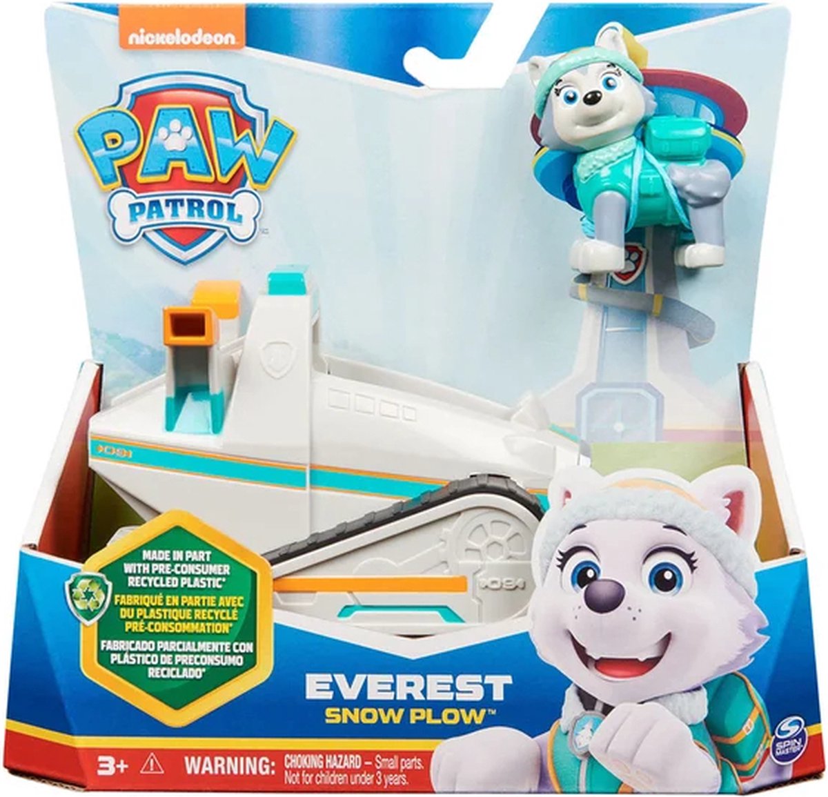 PAW Patrol Everest Sneeuwscooter met Speelfiguur