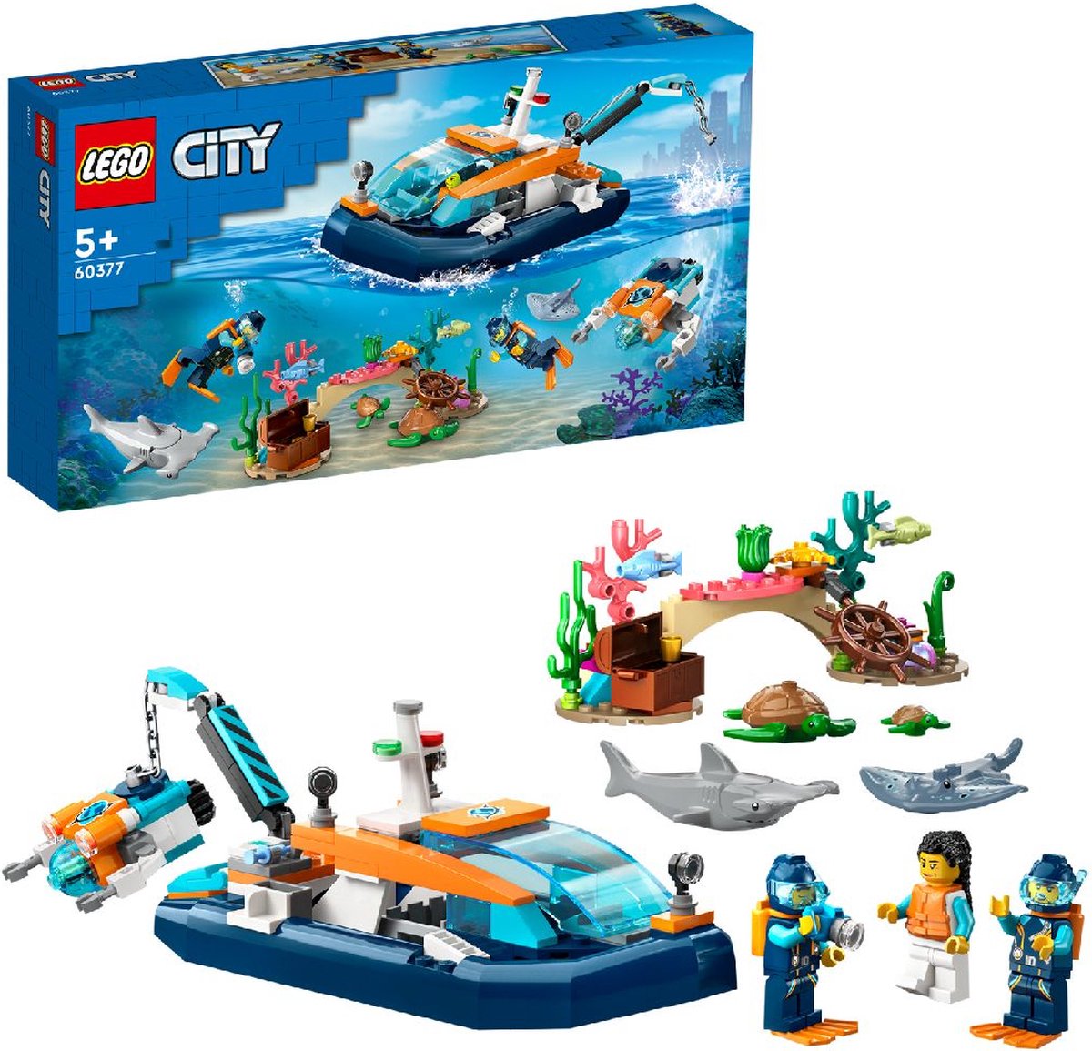LEGO City Onderwater Avontuur met Onderzeeër - 60377
