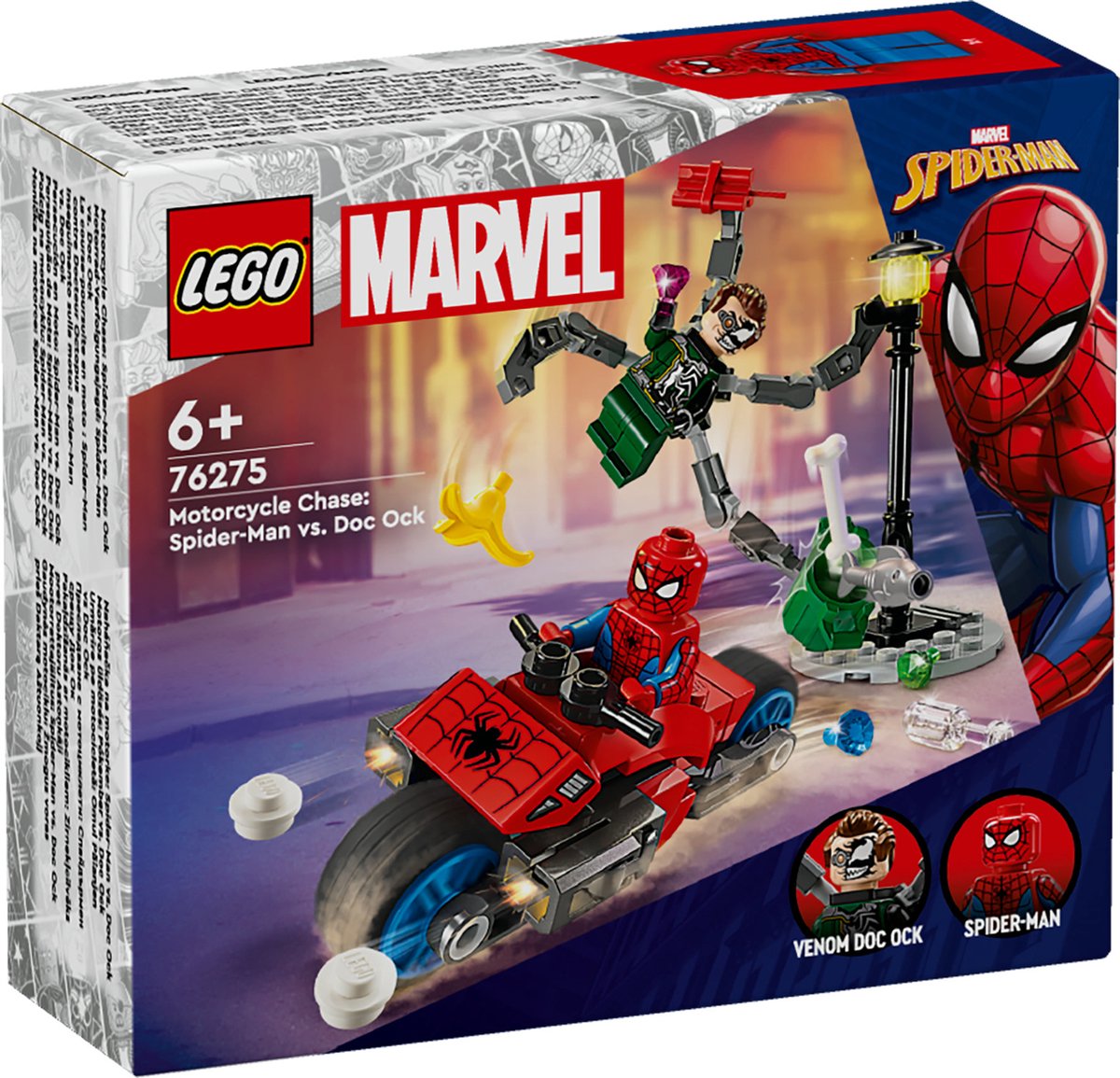 LEGO Marvel Spider-Man Motorachtervolging - 76275