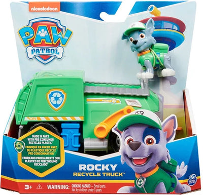 PAW Patrol Rocky's Recycleerwagen met Verzamelbare Figuur