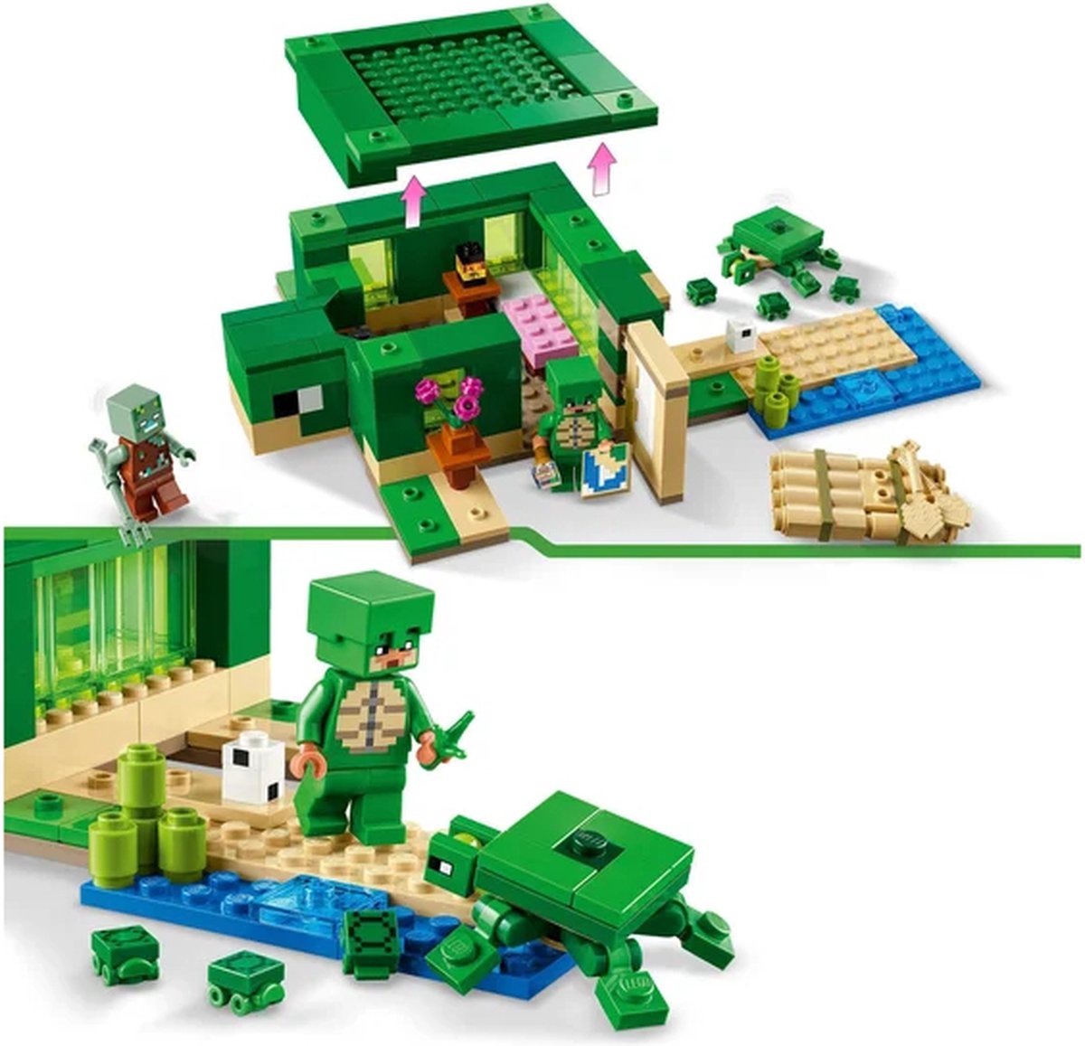 LEGO Minecraft Het Huis aan Turtle Beach - 21254