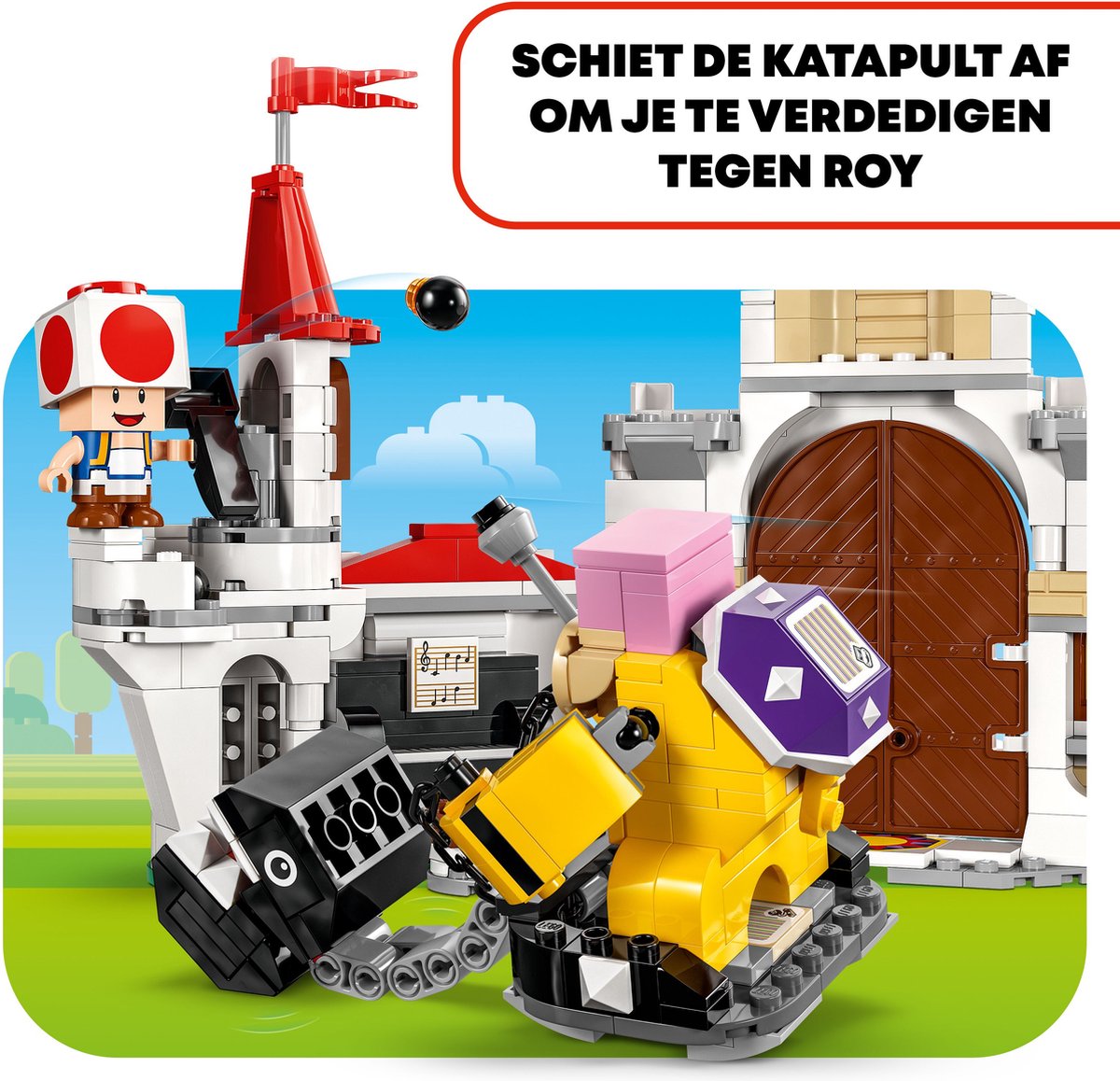 LEGO Super Mario Peachs Kasteelgevecht met Roy - 71435
