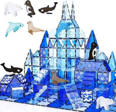 Olvy Magnetische Bouwstenen Set - 56 Stuks - Montessori