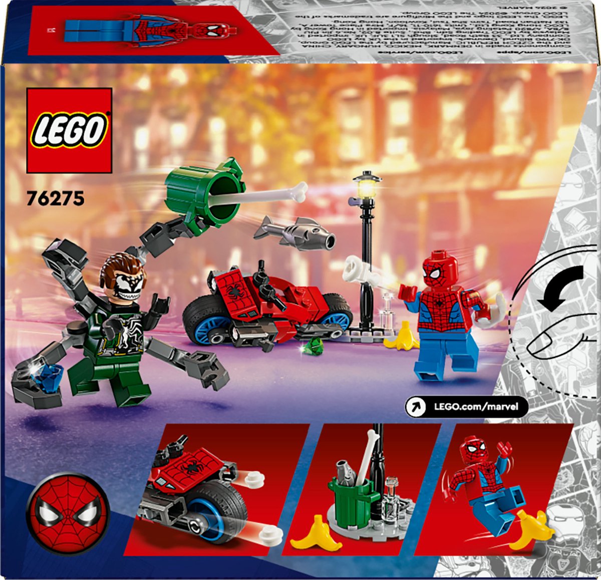 LEGO Marvel Spider-Man Motorachtervolging - 76275