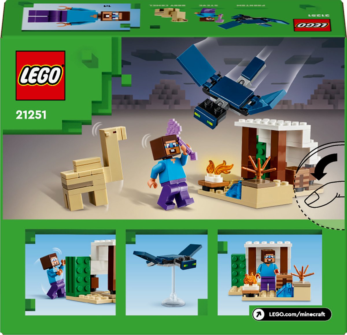 LEGO Minecraft Steve's Woestijnexpeditie - 21251