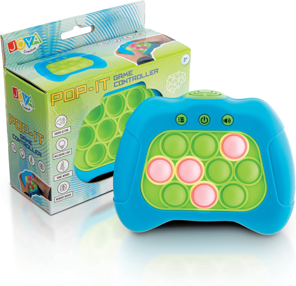 JOYA CREATIVE Pop It Game Controller met Licht en Geluid