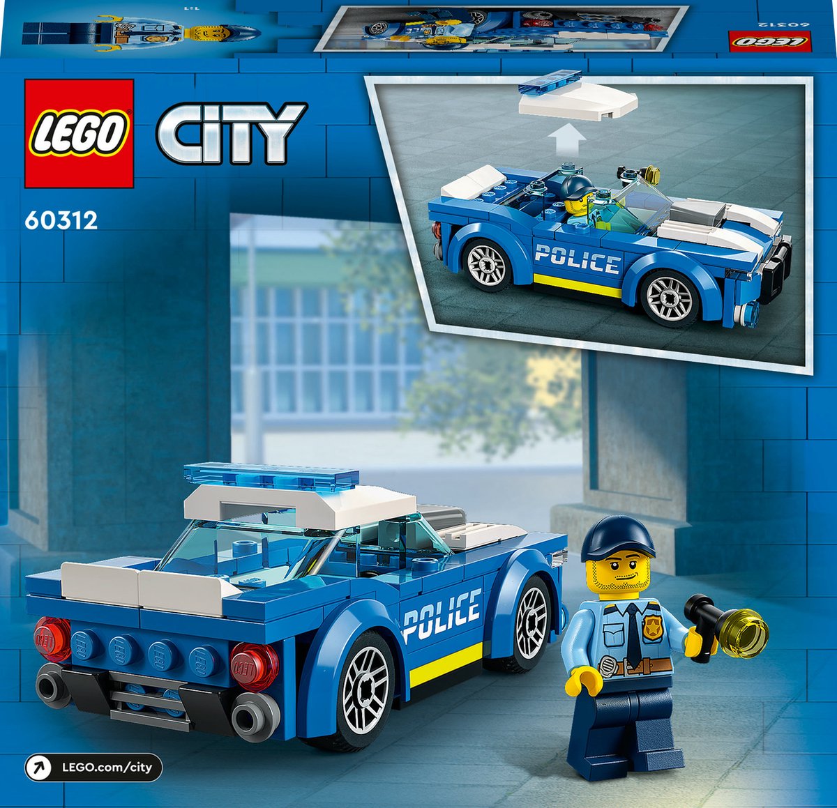LEGO City Politiewagen voor Kinderen 5+ - 60312