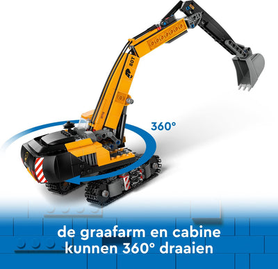 LEGO City Gele Graafmachine - 60420