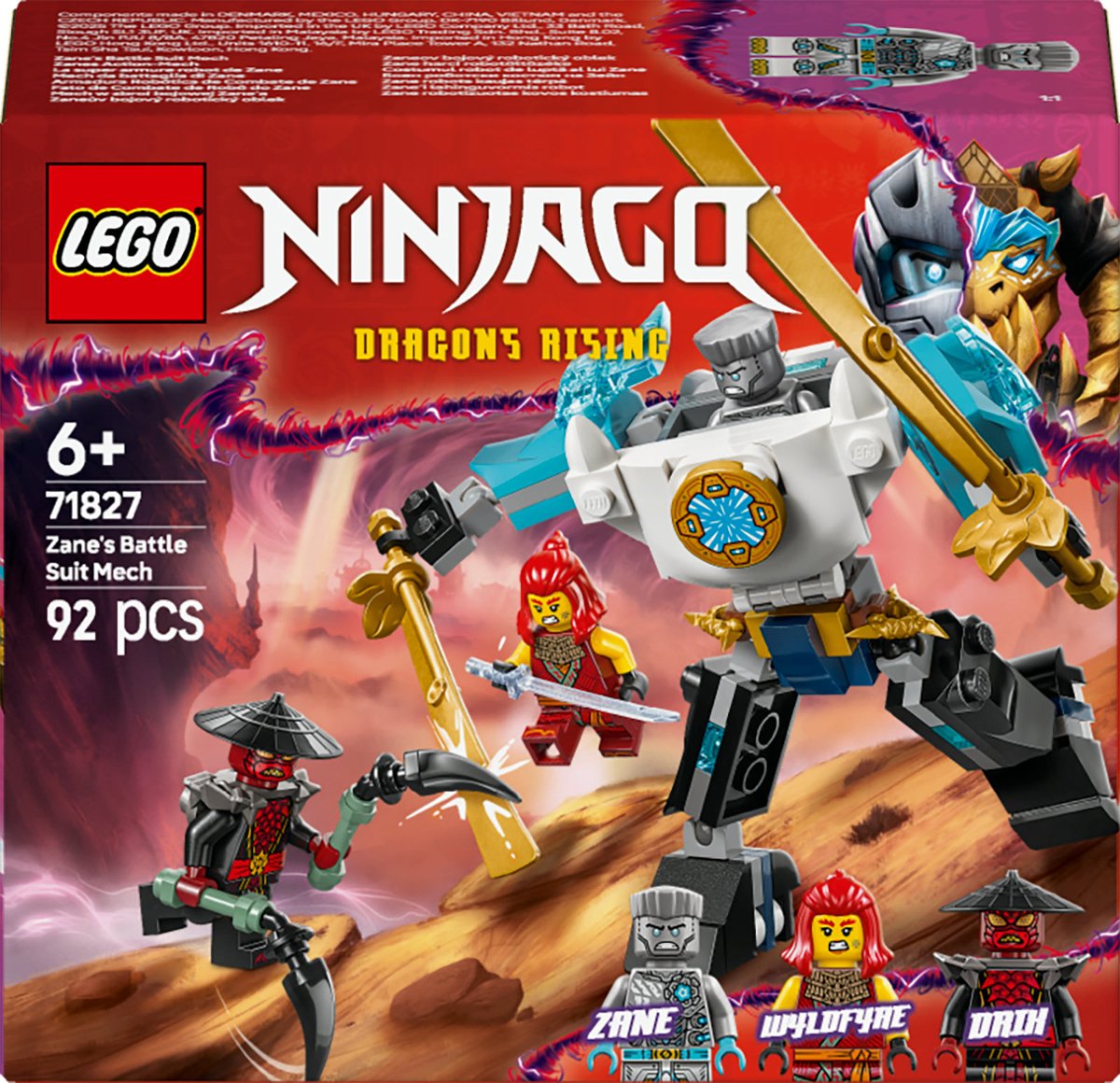 LEGO NINJAGO Strijdrobot van Zane - 71827