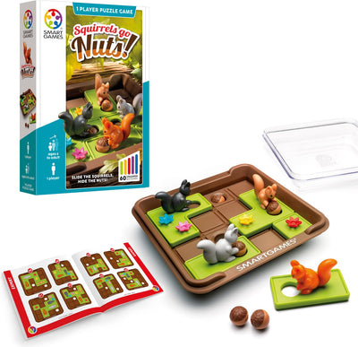 SmartGames Squirrels Go Nuts - Puzzel Uitdaging voor Kinderen
