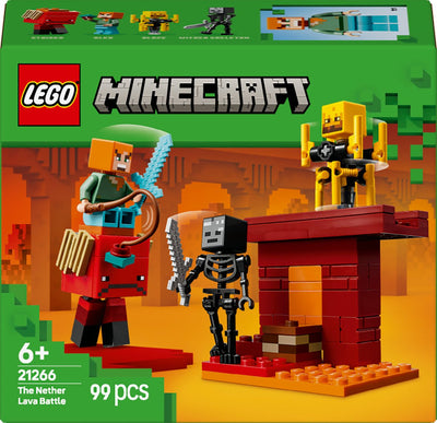 LEGO Minecraft De Lava Strijd in de Nether - 21266