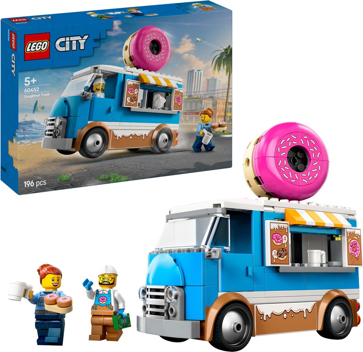 LEGO City Donutkraam op Wielen - 60452