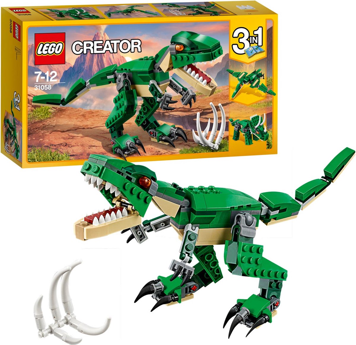 LEGO Creator Woeste Dinosaurus 3-in-1 - 31058