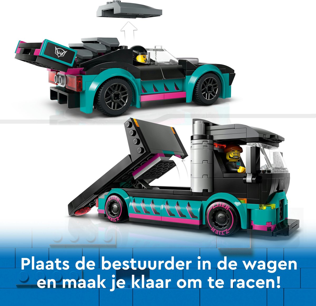 LEGO City Racewagen en Transportvrachtwagen - 60406