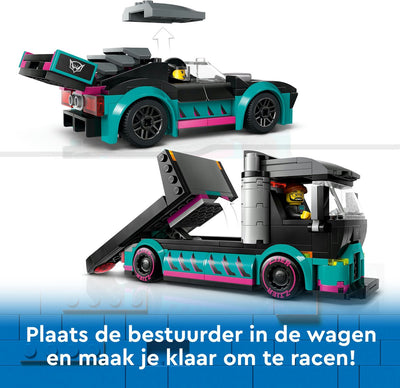 LEGO City Racewagen en Transportvrachtwagen - 60406