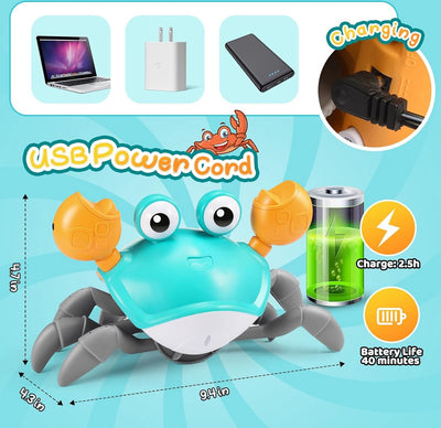 Sans marque Bewegende Krab voor Baby's en Peuters