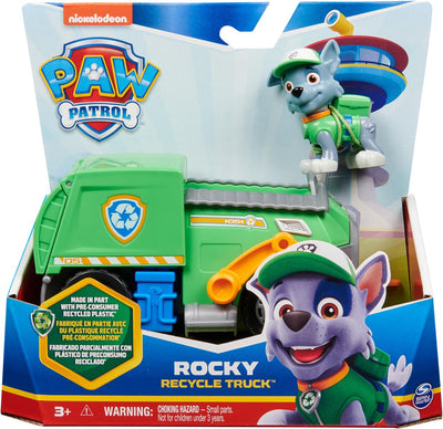 PAW Patrol Rocky's Recycleerwagen met Verzamelbare Figuur