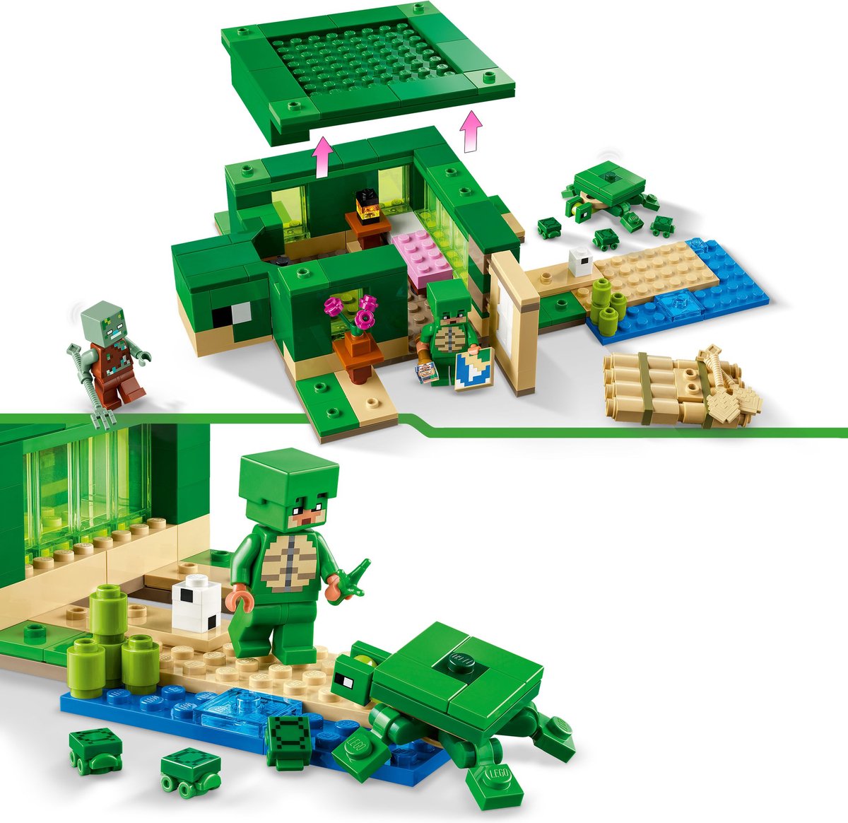 LEGO Minecraft Het Huis aan Turtle Beach - 21254
