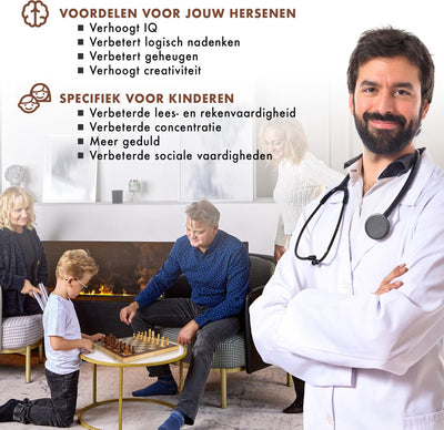 Sincer Houten Schaakset Staunton Inclusief Extra Koninginnen