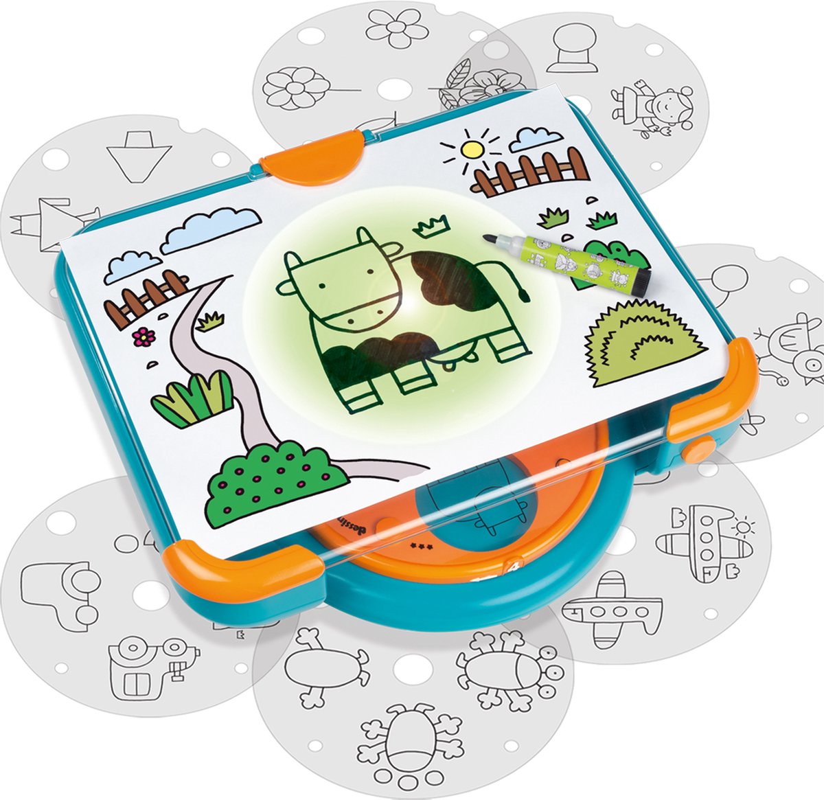 Jumbo Dessineo Leren Tekenen Set voor Kinderen vanaf 4 jaar
