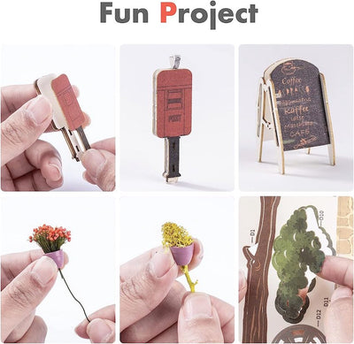 Robotime Sunshine Town Houten Miniatuurhuis - TGB02