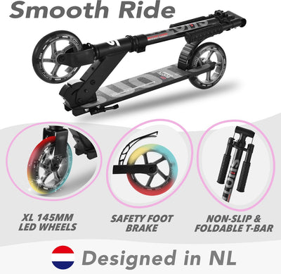 Suotu Kinderstep met LED Verlichting voor Jongens en Meisjes