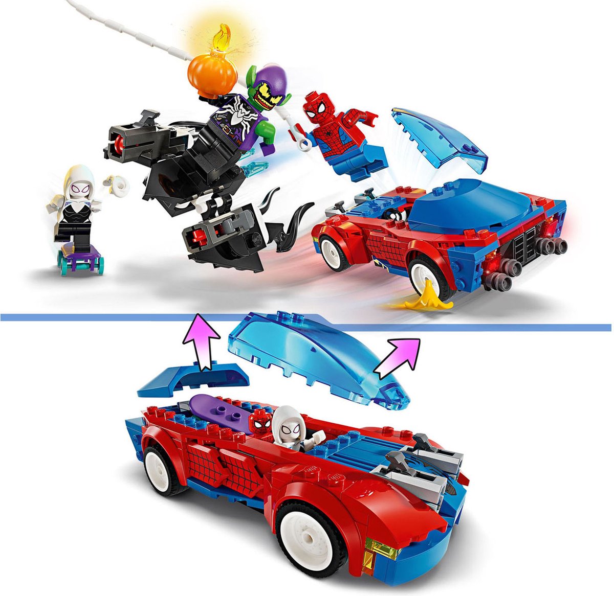 LEGO Marvel Spider-Man Raceauto & Venom Green Goblin - 76279
