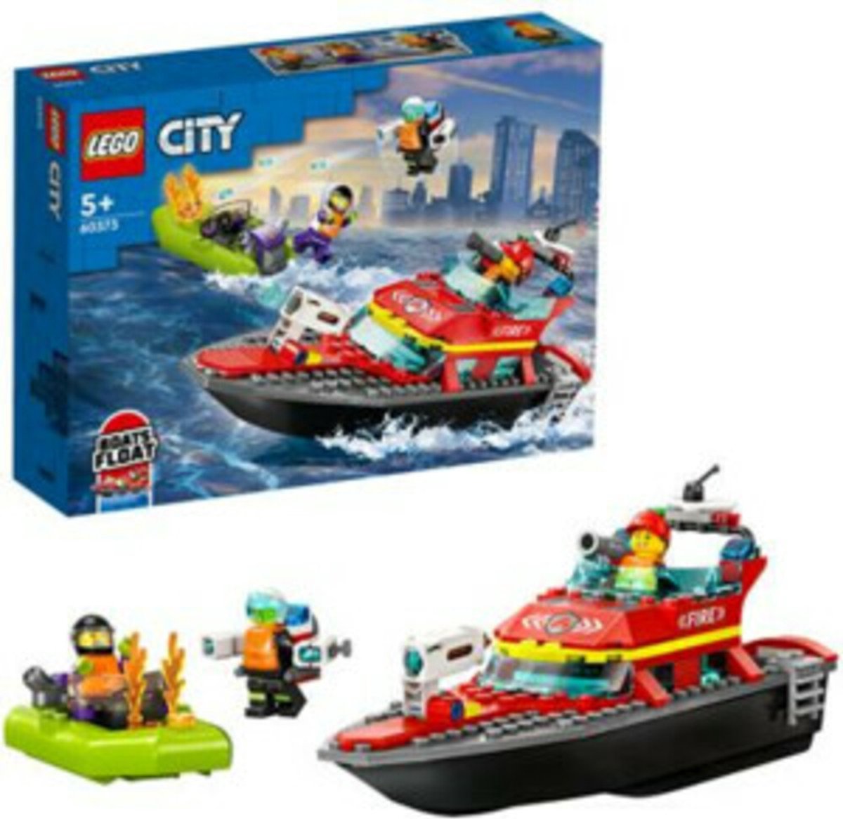 LEGO City Brandweer Reddingsboot - 60373