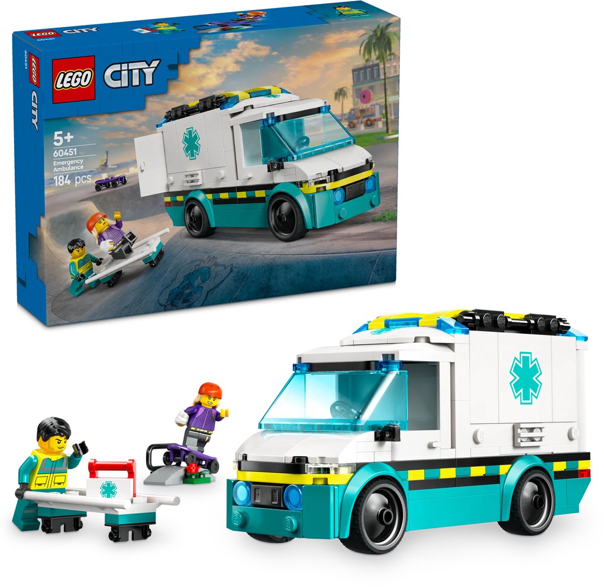 LEGO Stad Ambulance - 60451