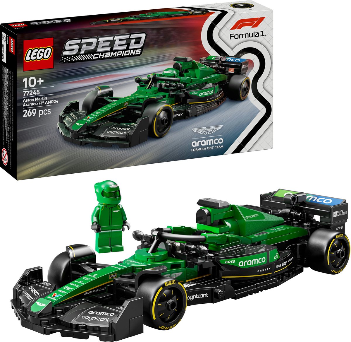 LEGO Speed Champions Aston Martin Aramco F1 AMR24 - 77245