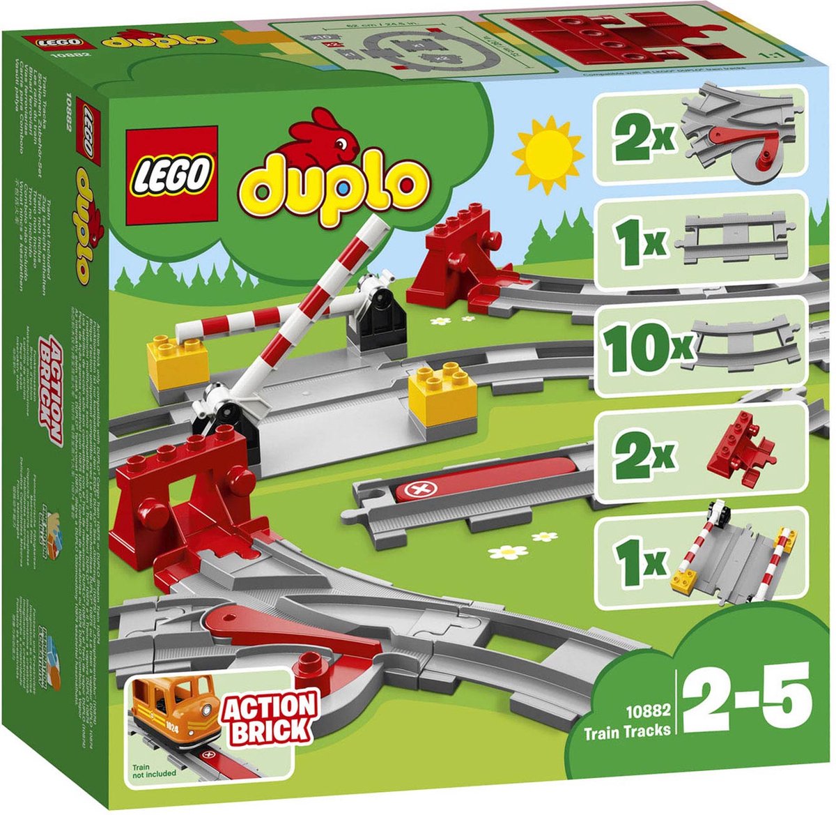 LEGO DUPLO Mijn Stad Treinrails - 10882