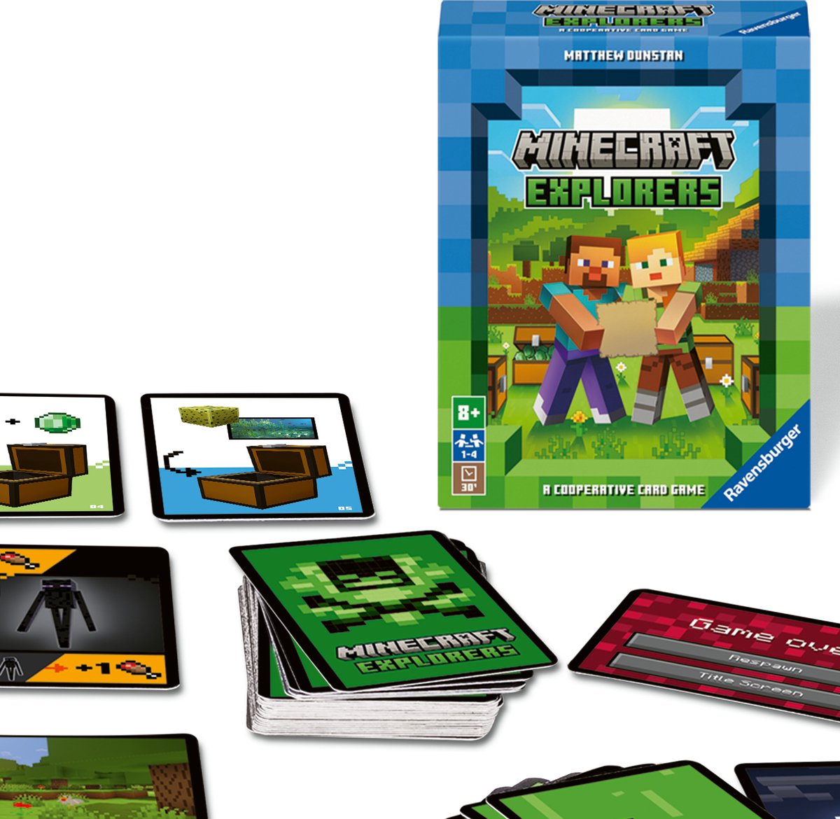 Ravensburger Minecraft Explorers - Coöperatief Kaartspel voor Kids