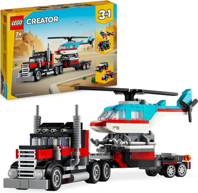 LEGO Creator 3in1 Vrachtwagen met Helikopter - 31146