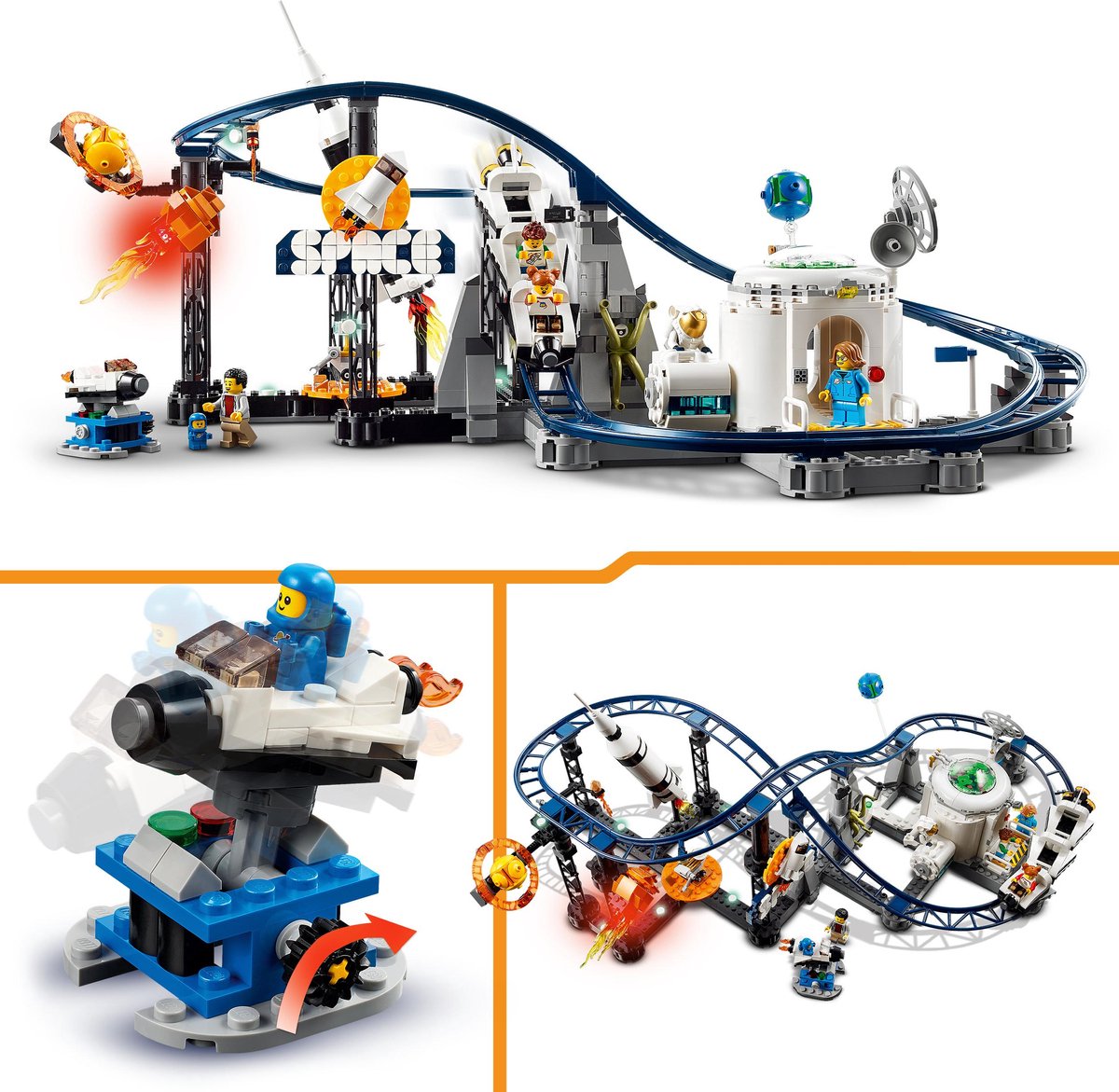 LEGO Creator 3-in-1 Ruimteachtbaan - 31142