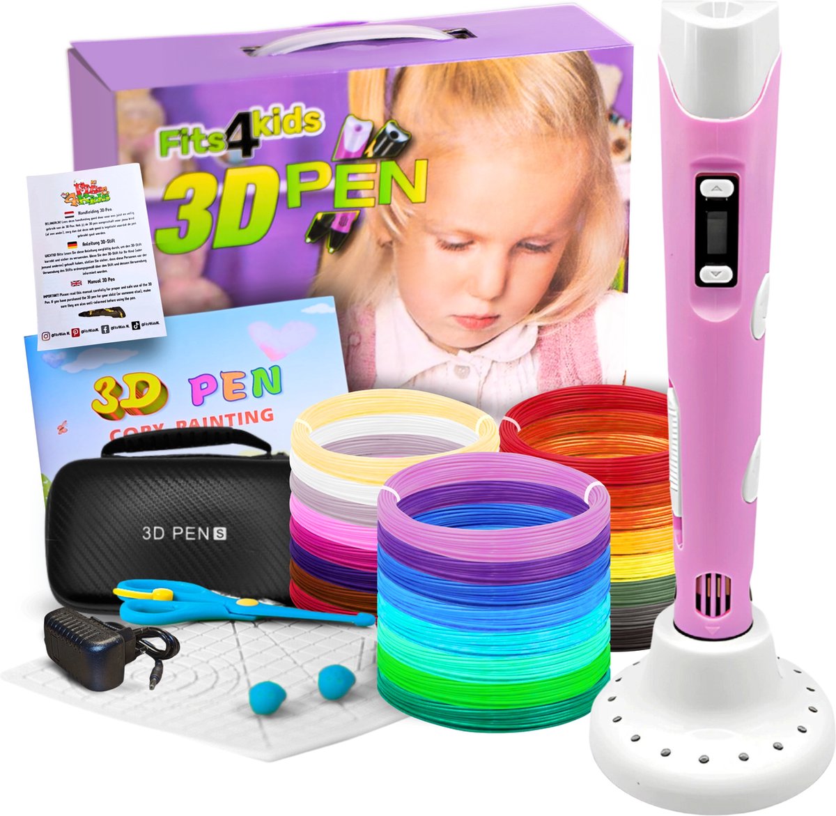 Fits4Kids Stylo 3D Starter Pack XXL - Inclusief Accessoires