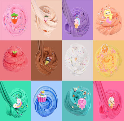 Belenthi 18-Pack Zachte Butter Slime Kit