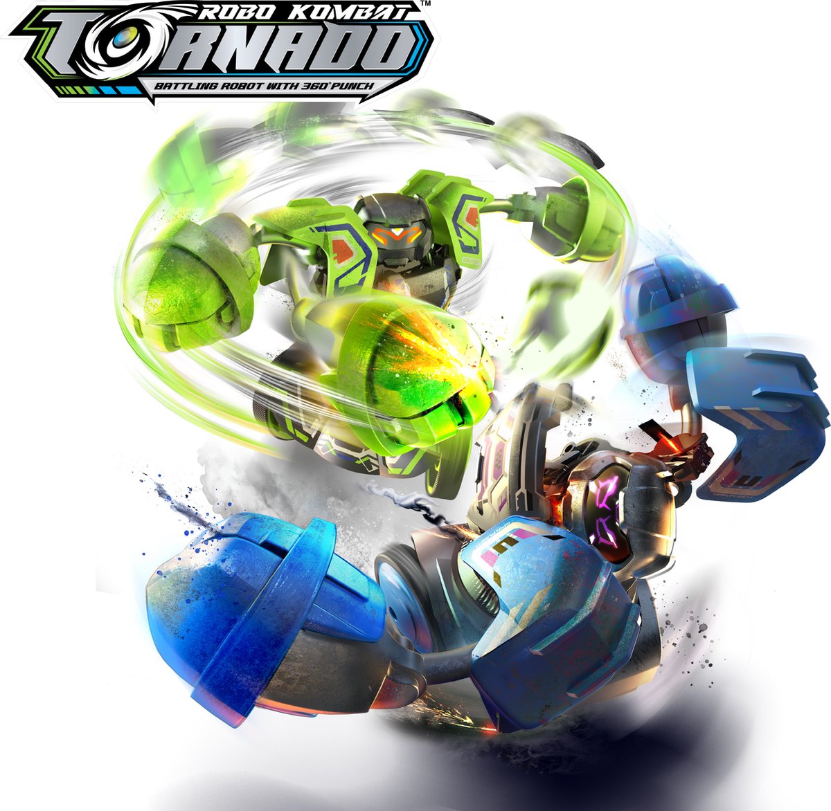 Silverlit Robo Kombat TORNADO Gevechtsrobots Duo