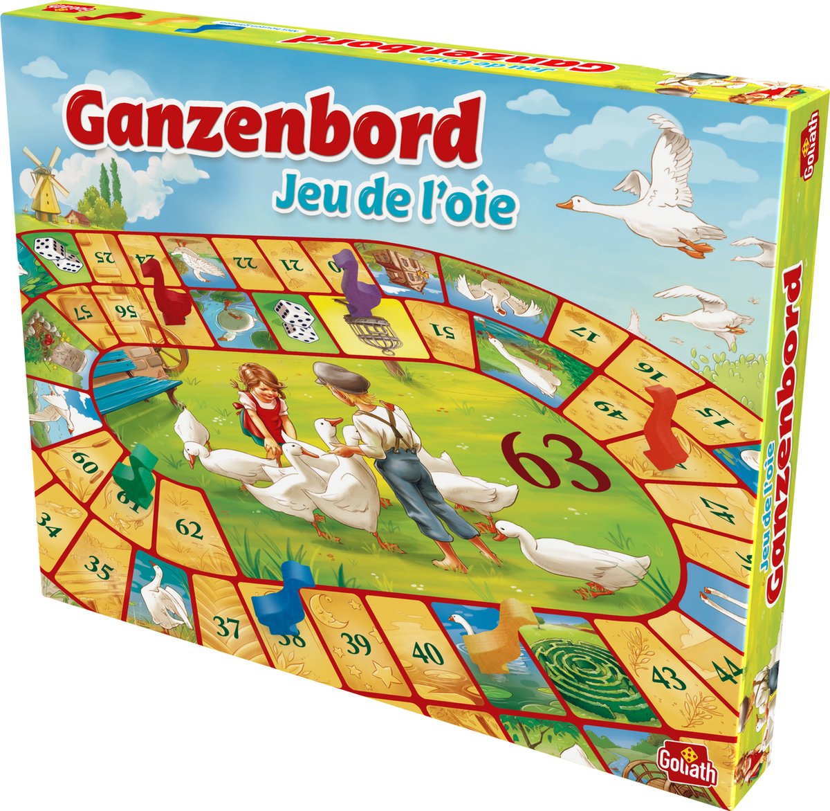 Goliath Ganzenbord Spel voor het Hele Gezin
