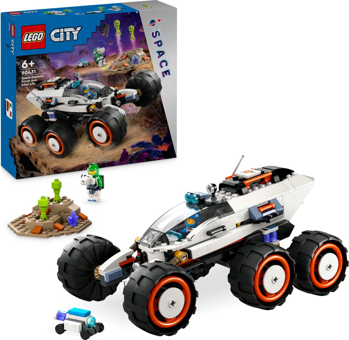 LEGO City Ruimteverkenner en Alien Leven - 60431