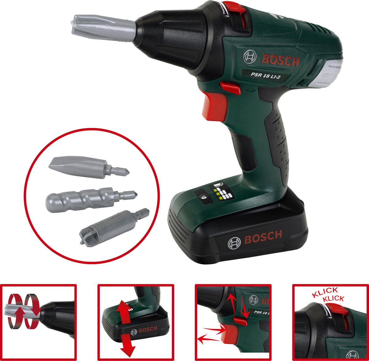 Klein Toys Bosch Gereedschapskist met Schroevendraaier II