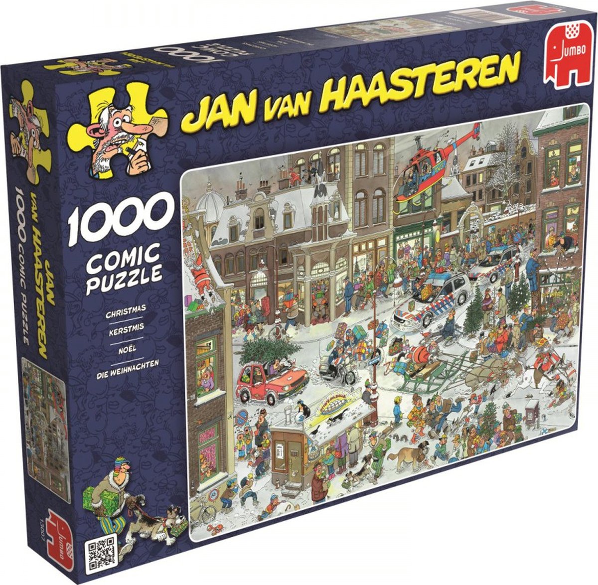 Jan van Haasteren Puzzel 1000 Stukjes - Kerstmis in Chaos