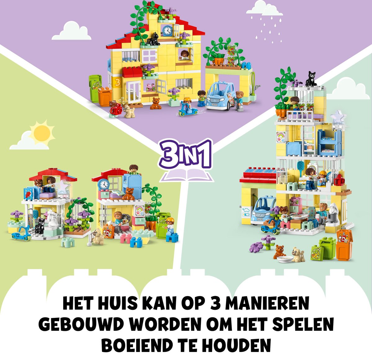 LEGO DUPLO 3-in-1 Poppenhuis - 10994