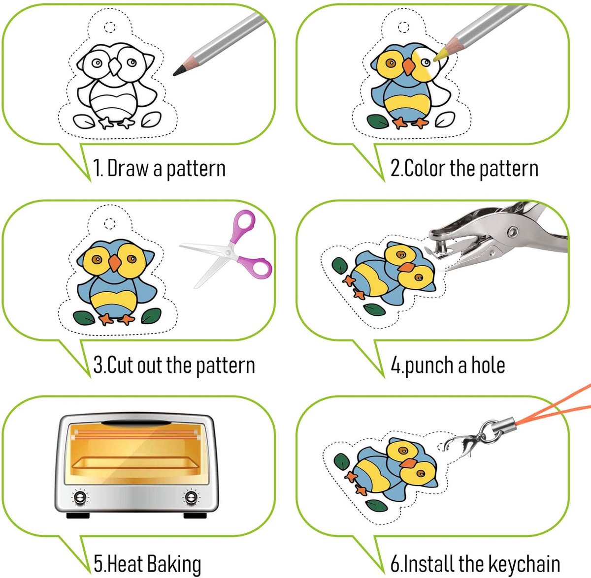 BOTC Krimpie Dinkie Knutselset 60-delig - Creatief Plezier