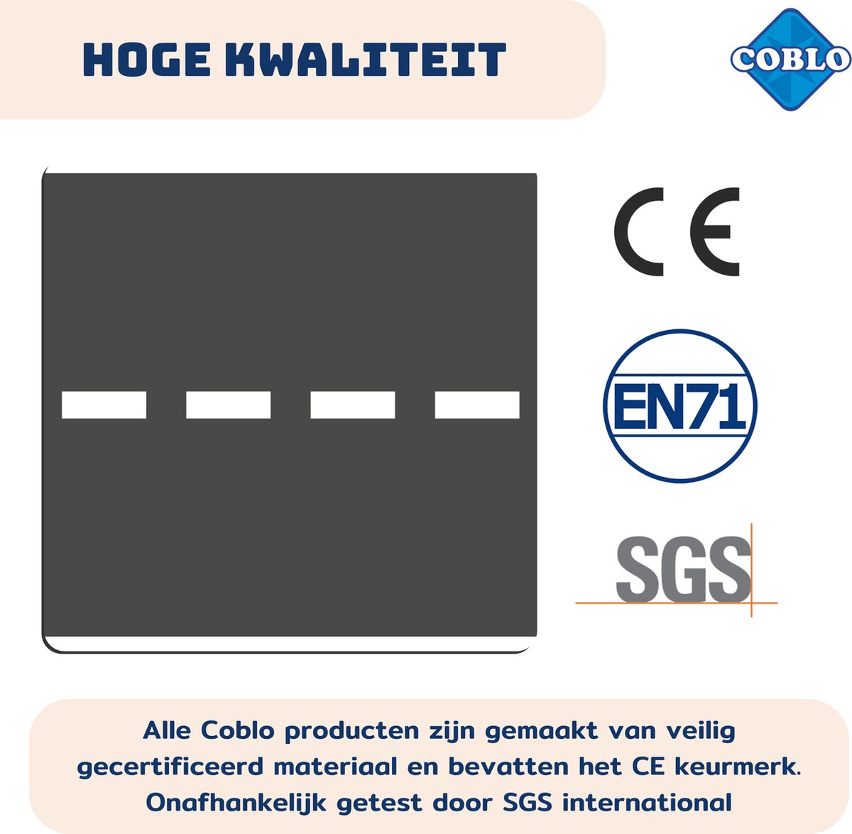 COBLO Magnet Toppers Roads 50-delig Educatief Speelgoed
