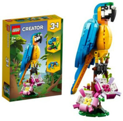 LEGO Creator 3in1 Exotische Papegaai en Meer - 31136